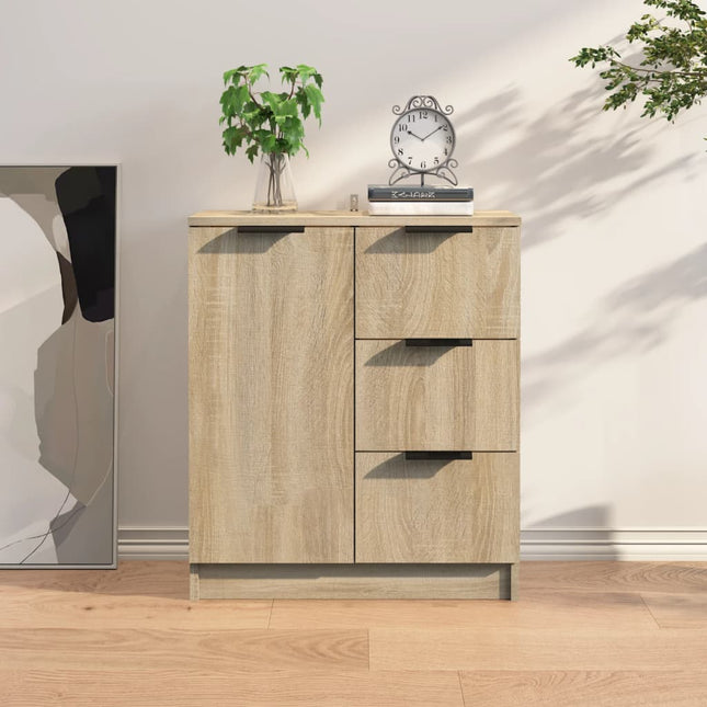 skænk 60x30x70 cm konstrueret træ sonoma-eg