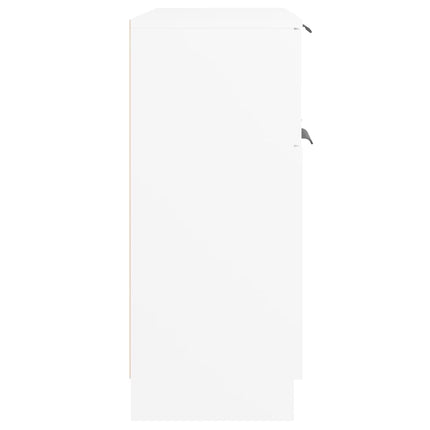 skænk 60x30x70 cm konstrueret træ hvid