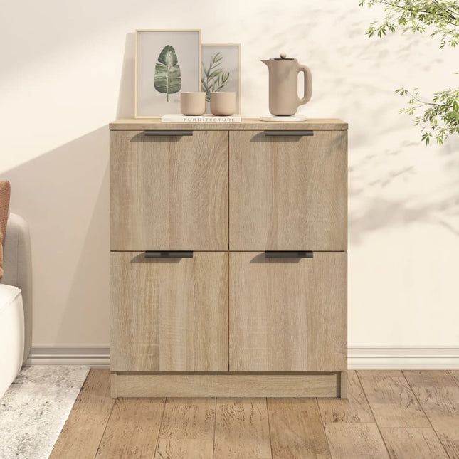 skænk 60x30x70 cm konstrueret træ sonoma-eg