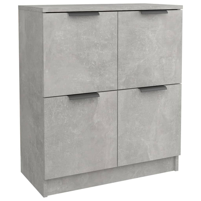 skænk 60x30x70 cm konstrueret træ betongrå