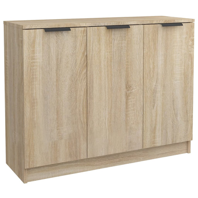 skænk 90,5x30x70 cm konstrueret træ sonoma-eg
