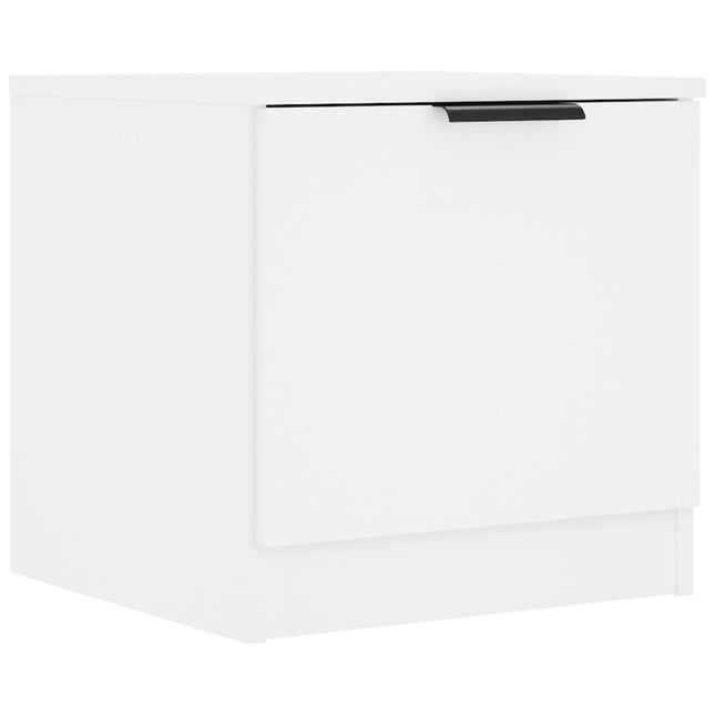 sengebord 40x39x40 cm hvid