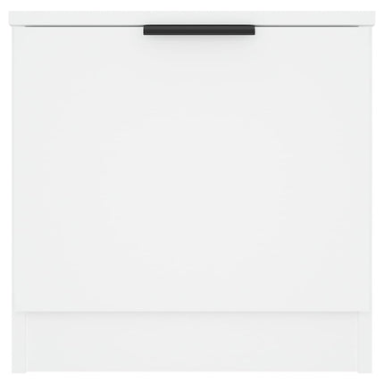 sengebord 40x39x40 cm hvid