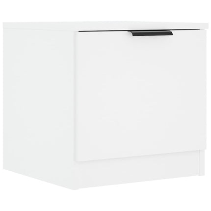 sengebord 40x39x40 cm 2 stk. hvid