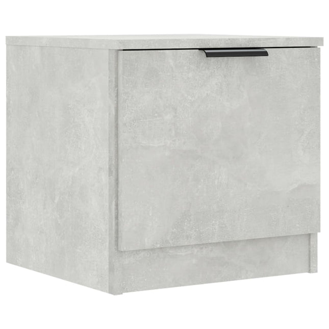 sengebord 40x39x40 cm betongrå