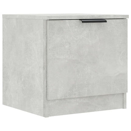 sengebord 40x39x40 cm 2 stk. betongrå