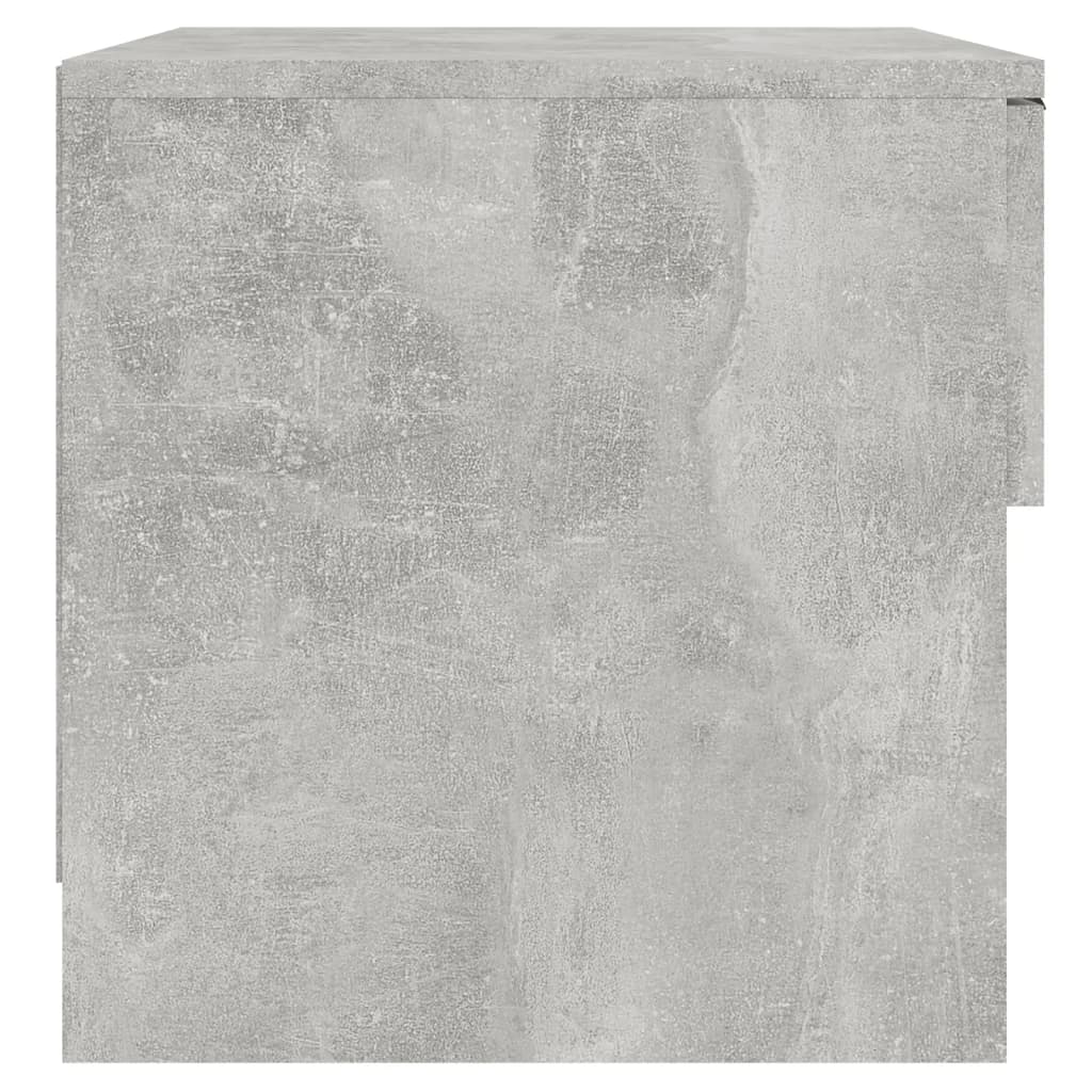 sengeborde 2 stk. konstrueret træ betongrå