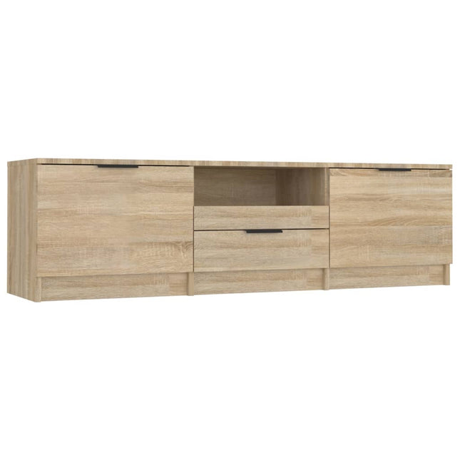 TV-skab Sonoma eg 140x35x40 cm konstrueret træ