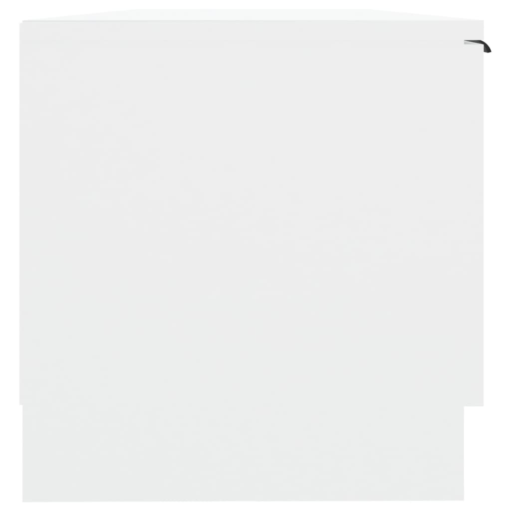 tv-bord 102x35x36,5 cm konstrueret træ hvid