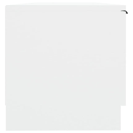 tv-bord 102x35x36,5 cm konstrueret træ hvid