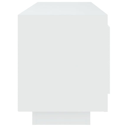 tv-bord 102x35x45 cm konstrueret træ hvid