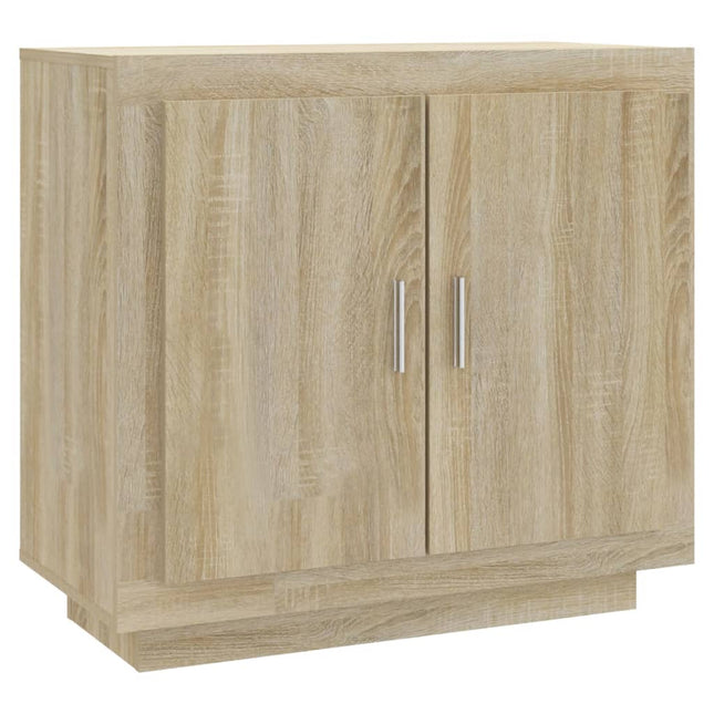 skænk 80x40x75 cm konstrueret træ sonoma-egetræsfarve