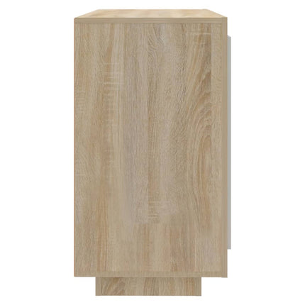 skænk 80x40x75 cm konstrueret træ sonoma-egetræsfarve