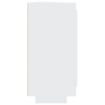 skænk 92x35x75 cm konstrueret træ hvid