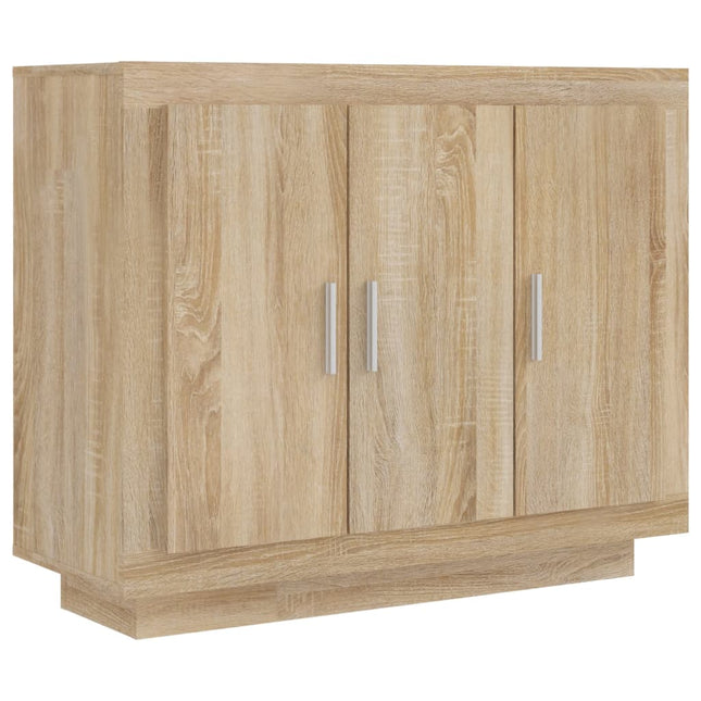 skænk 92x35x75 cm konstrueret træ sonoma-eg