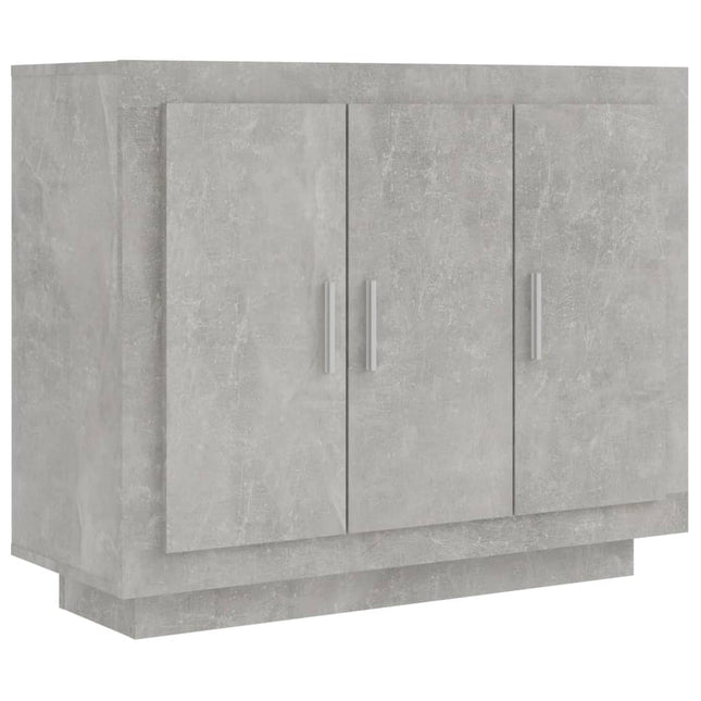 skænk 92x35x75 cm konstrueret træ betongrå