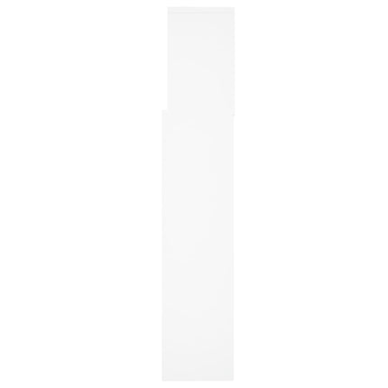 sengegavl med opbevaring 160x19x103,5 cm hvid