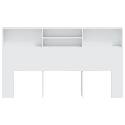 sengegavl med opbevaring 180x19x103,5 cm hvid
