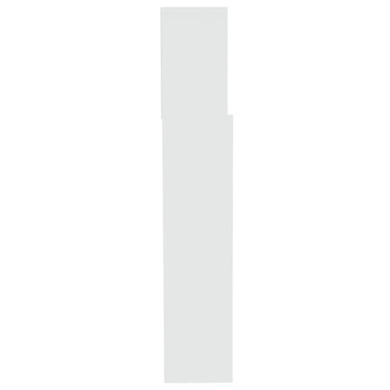 sengegavl med opbevaring 200x19x103,5 cm hvid