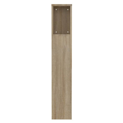 sengegavl med opbevaring 100x18,5x102,5 cm sonoma-eg