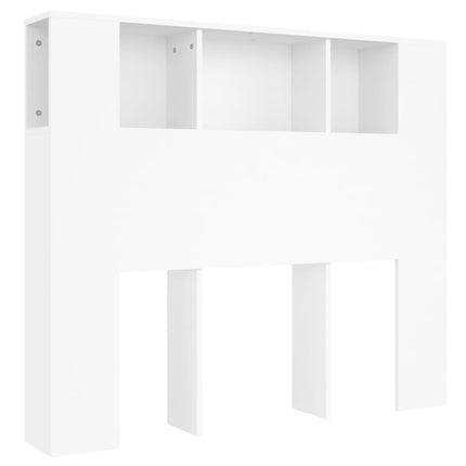 sengegavlskab hvid 120x18,5x102,5 cm