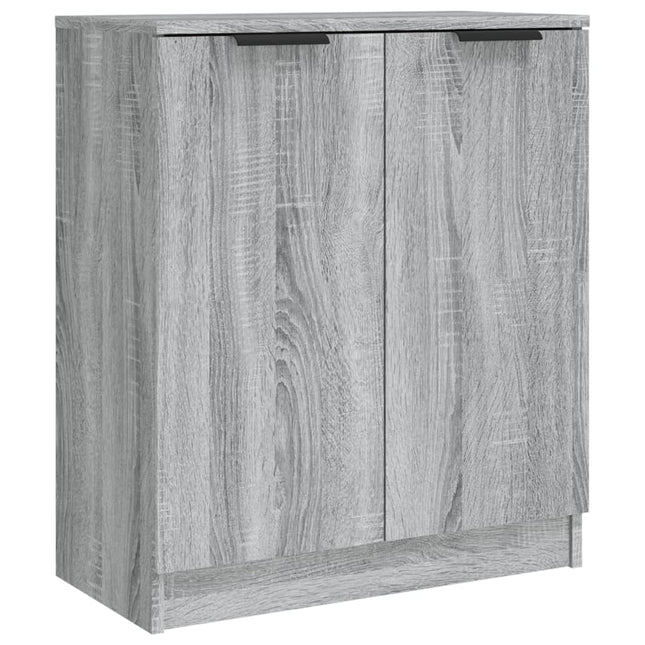 skænk 60x30x70 cm konstrueret træ grå sonoma-eg