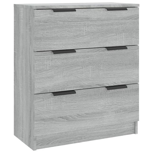 skænk 60x30x70 cm konstrueret træ grå sonoma-eg