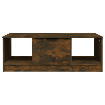 sofabord 102x50x36 cm konstrueret træ røget egetræsfarve