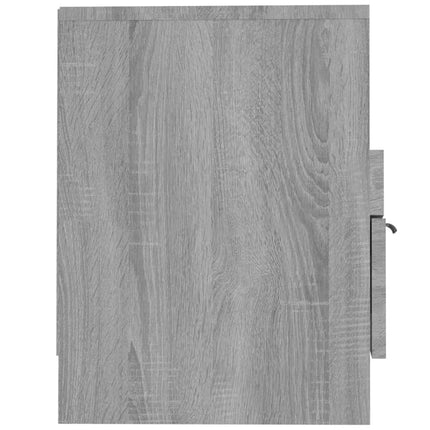 tv-bord 150x33,5x45 cm konstrueret træ grå sonoma-eg