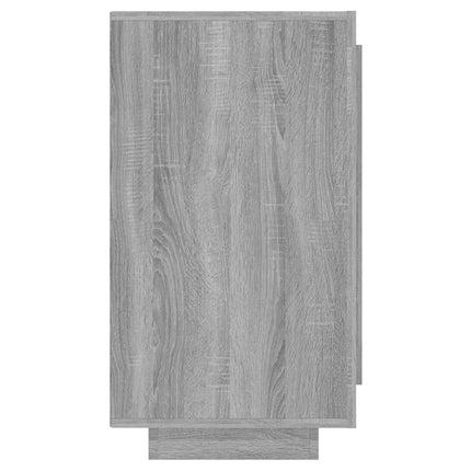 skænk 80x40x75 cm grå sonoma-eg