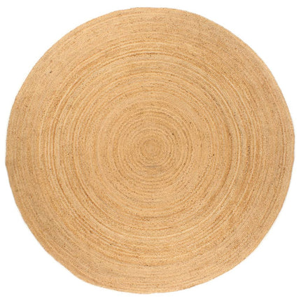 gulvtæppe 180 cm flettet jute rundt