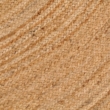 gulvtæppe 180 cm flettet jute rundt