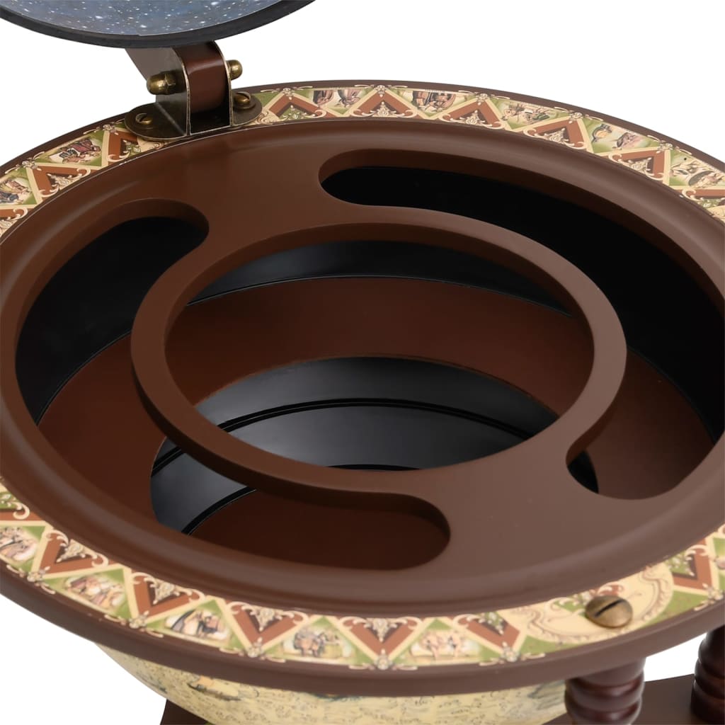 globus-bar massivt eukalyptustræ brun