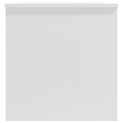 sofabord 102x50x52,5 cm konstrueret træ hvid højglans