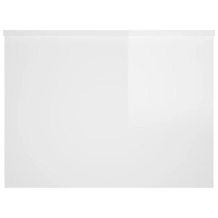 sofabord 80x55,5x41,5 cm konstrueret træ hvid højglans
