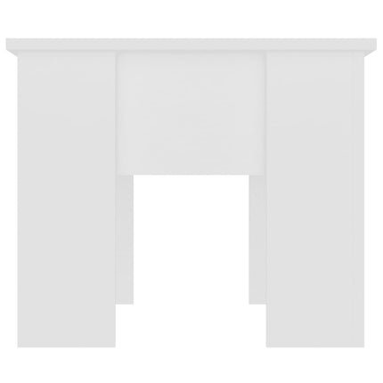 sofabord 79x49x41 cm konstrueret træ hvid