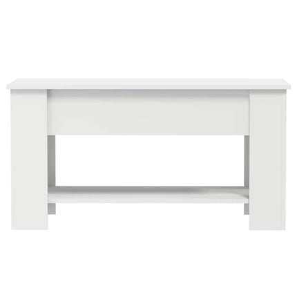 sofabord 101x49x52 cm konstrueret træ hvid