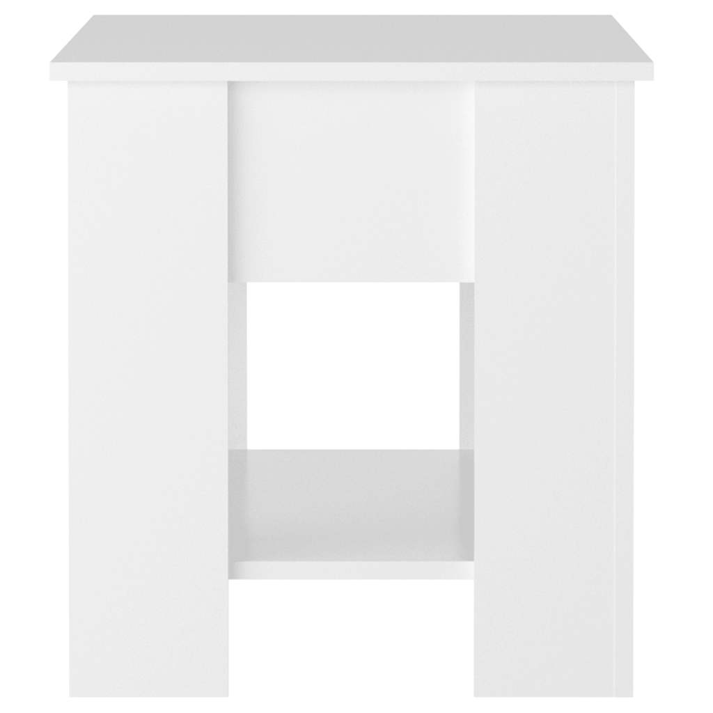 sofabord 101x49x52 cm konstrueret træ hvid højglans
