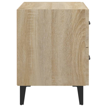 sengebord 40x35x47,5 cm sonoma-eg