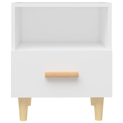 sengebord 40x35x47 cm hvid