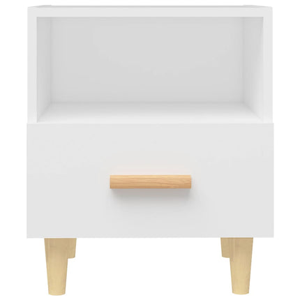 sengebord 40x35x47 cm 2 stk. hvid