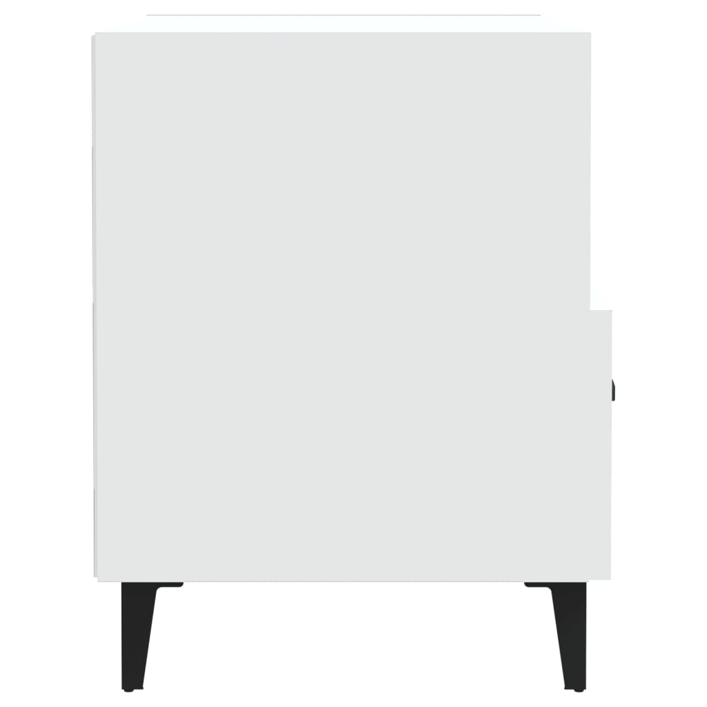 sengeborde 2 stk. konstrueret træ hvid