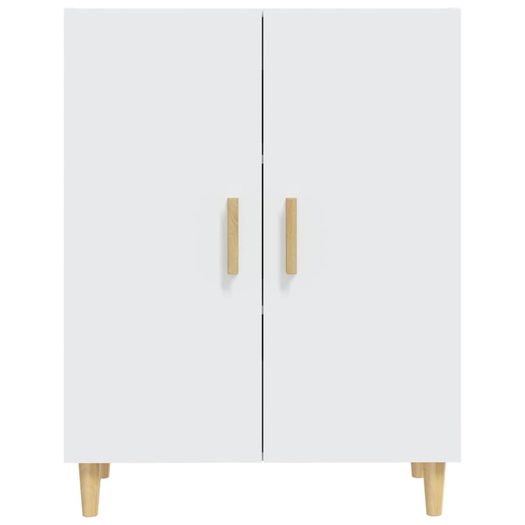 skænk 70x34x90 cm konstrueret træ hvid