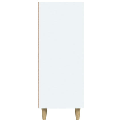 skænk 69,5x34x90 cm konstrueret træ hvid