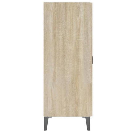 skænk 69,5x34x90 cm konstrueret træ sonoma-eg