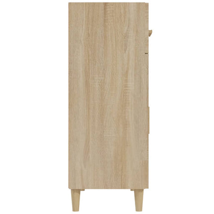 skænk 69,5x34x89 cm konstrueret træ sonoma-eg
