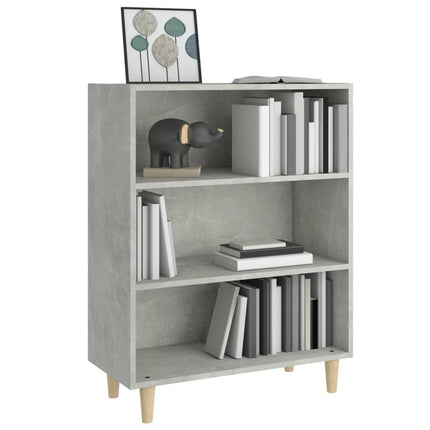 skænk 69,5x32,5x90 cm konstrueret træ betongrå