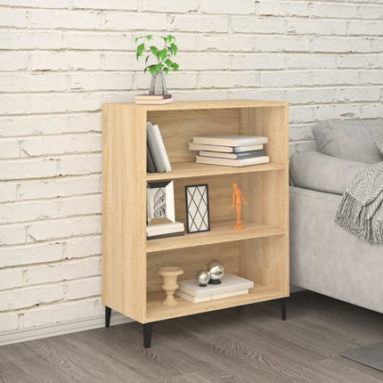 skænk 69,5x32,5x90 cm konstrueret træ sonoma-eg