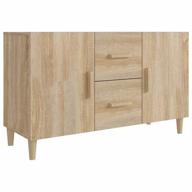 skænk 100x36x60 cm konstrueret træ sonoma-eg