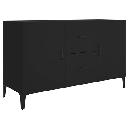 skænk 100x36x60 cm konstrueret træ sort